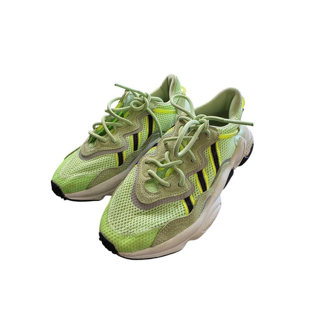 Adidas‎ Ozweego Glow Green Athletic Running Shoes Sneakers EE6466 Kids Size 3.5 - Picture 11 of 16
